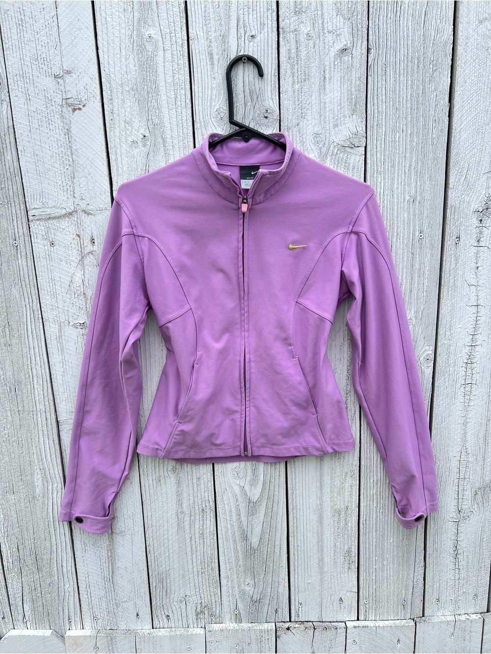 Nike Women's Purple Zip-Up Bomber Jacket